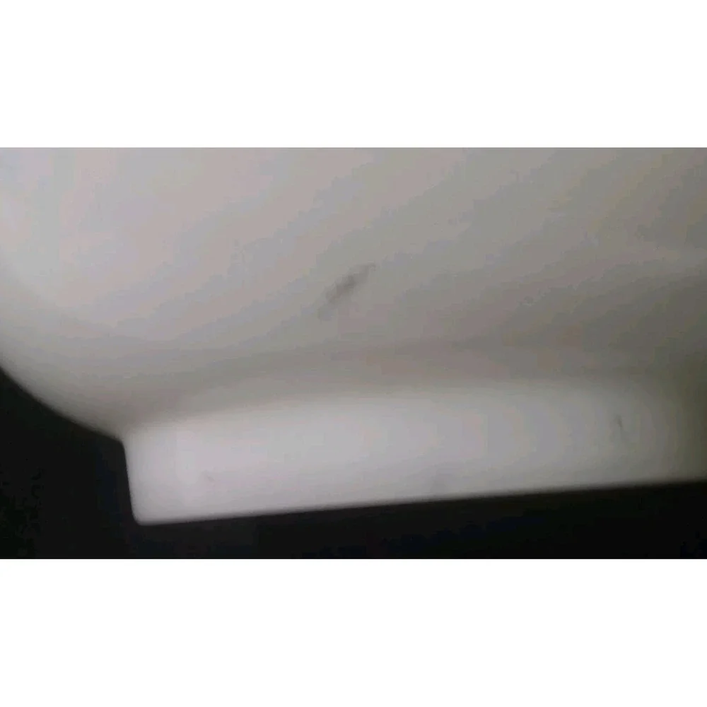 Small Mixing Bowl Ribbed Milk Glass Pour Spout 6.5 Inch‎ Diameter Vintage READ